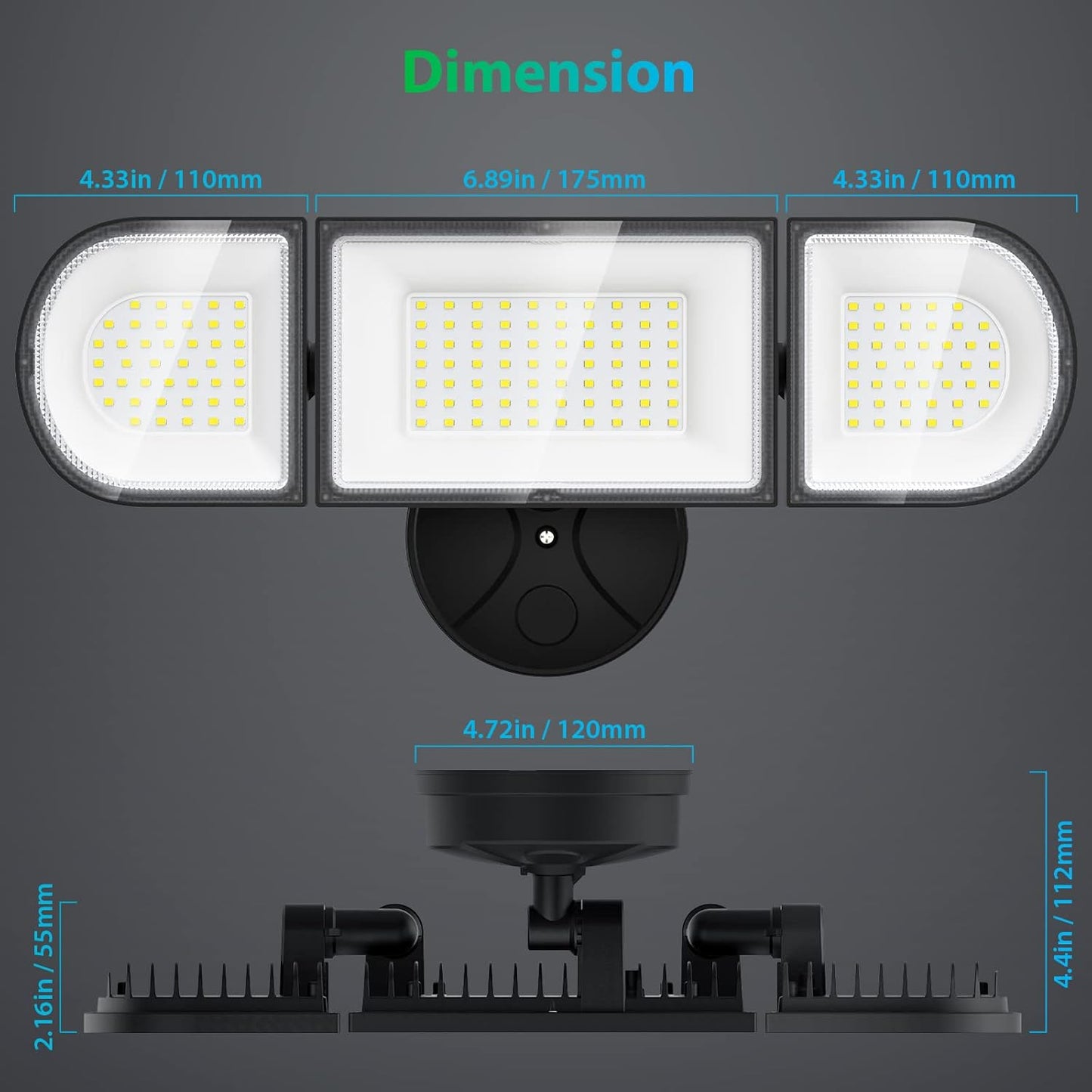 iMaihom 180W LED Security Light