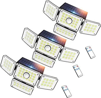 iMaihom Outdoor 6500K LED Solar Motion Lights