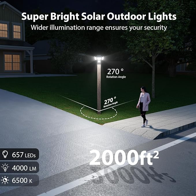iMaihom 2 Motion Sensors Solar Outdoor Lights