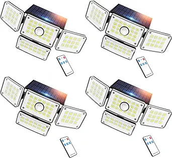 iMaihom Outdoor 6500K LED Solar Motion Lights