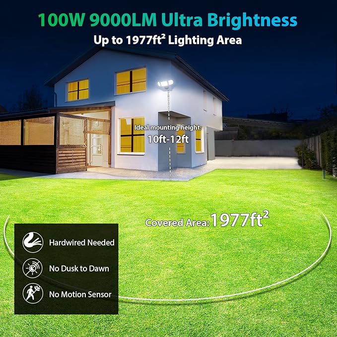 iMaihom 100W LED Security Light - Brown