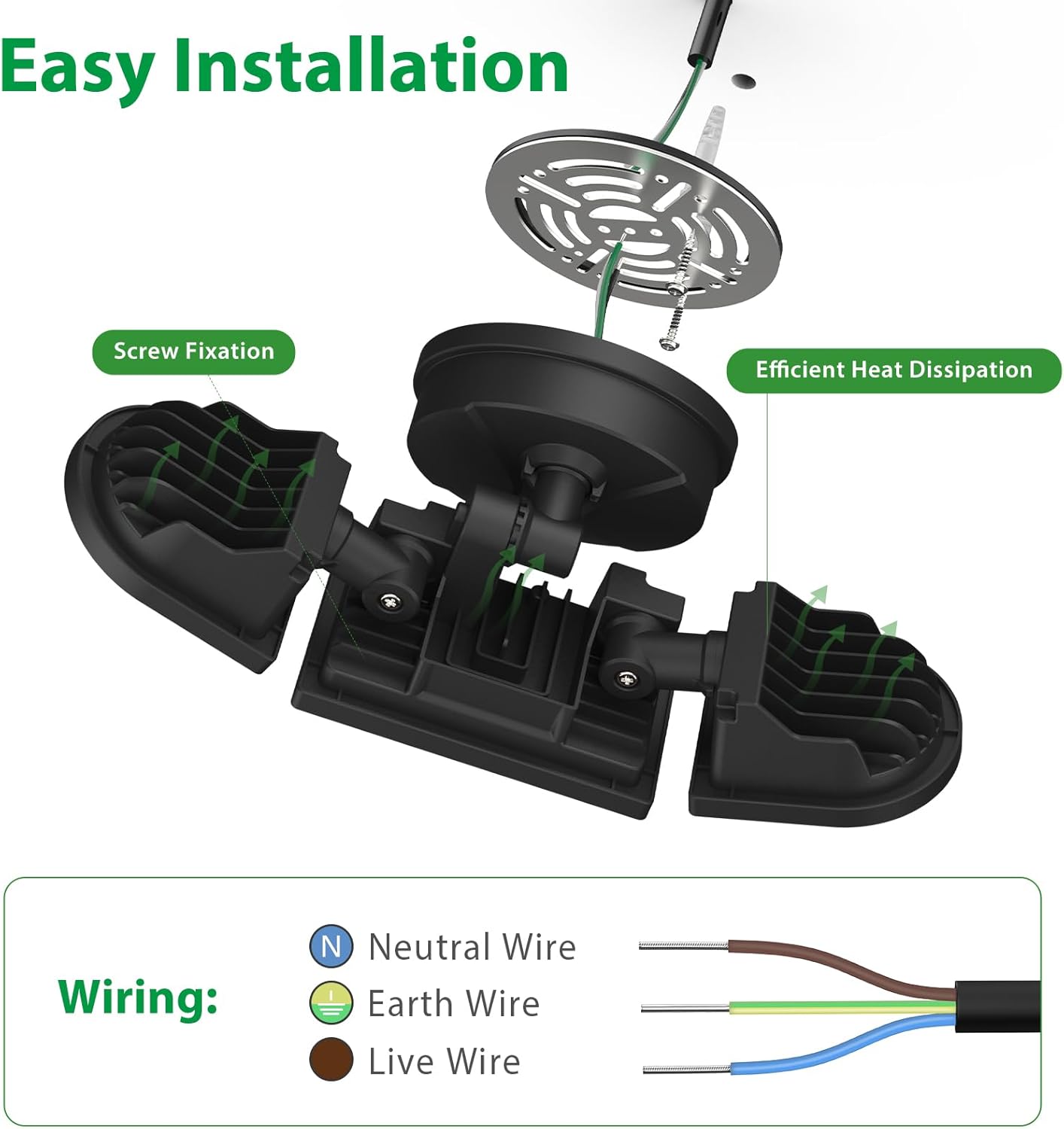 iMaihom 65W Dusk to Dawn LED Outdoor Lights