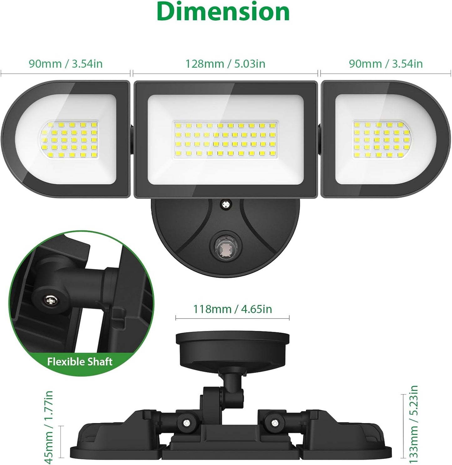 iMaihom 65W Dusk to Dawn LED Outdoor Lights