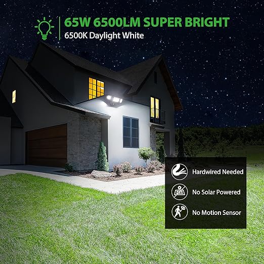 iMaihom 65W Dusk to Dawn LED Outdoor Lights