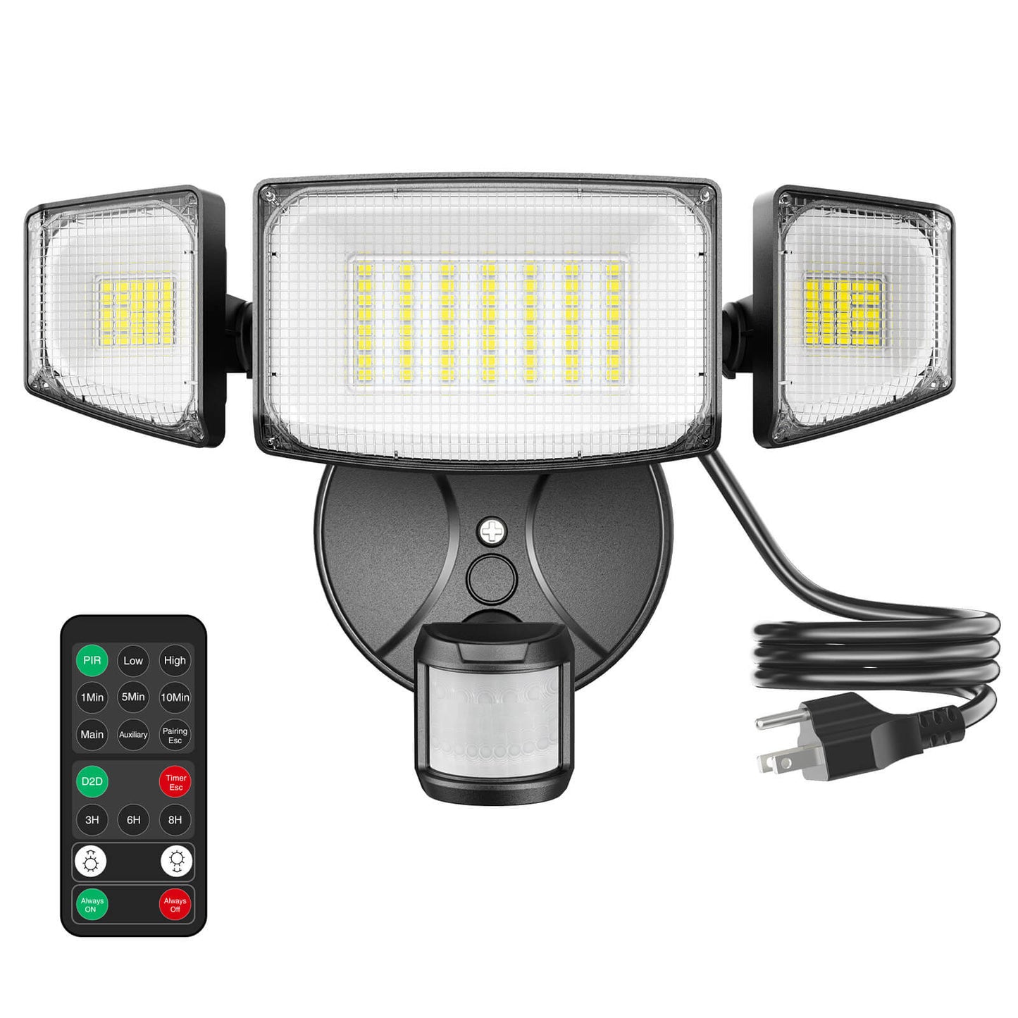 iMaihom 65W Plug-in 2 Sensor Light with Remote