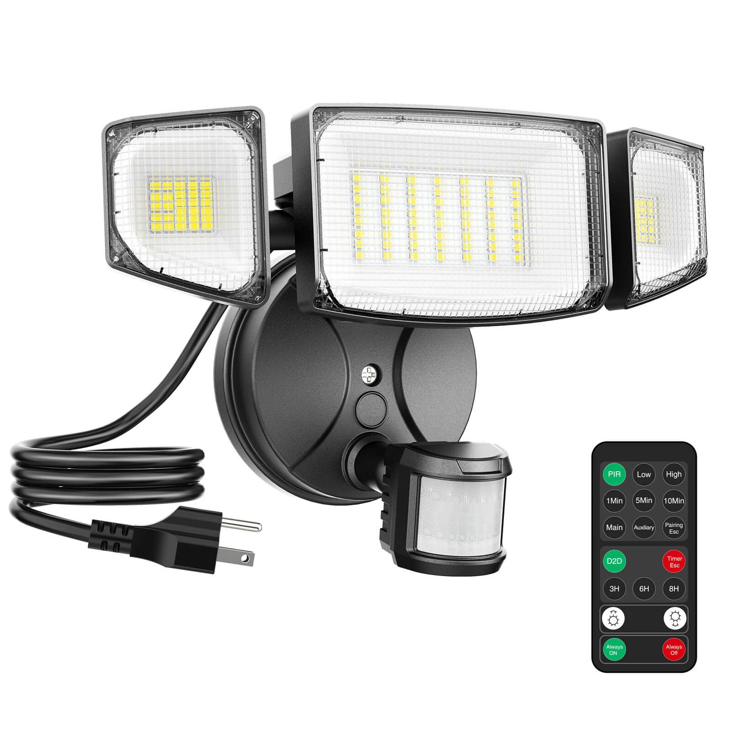 iMaihom 65W Plug-in 2 Sensor Light with Remote