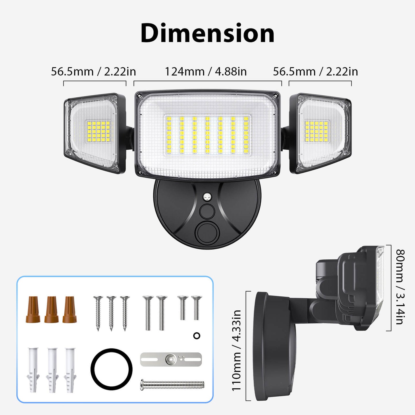 iMaihom 60W Outdoor LED Flood Lights