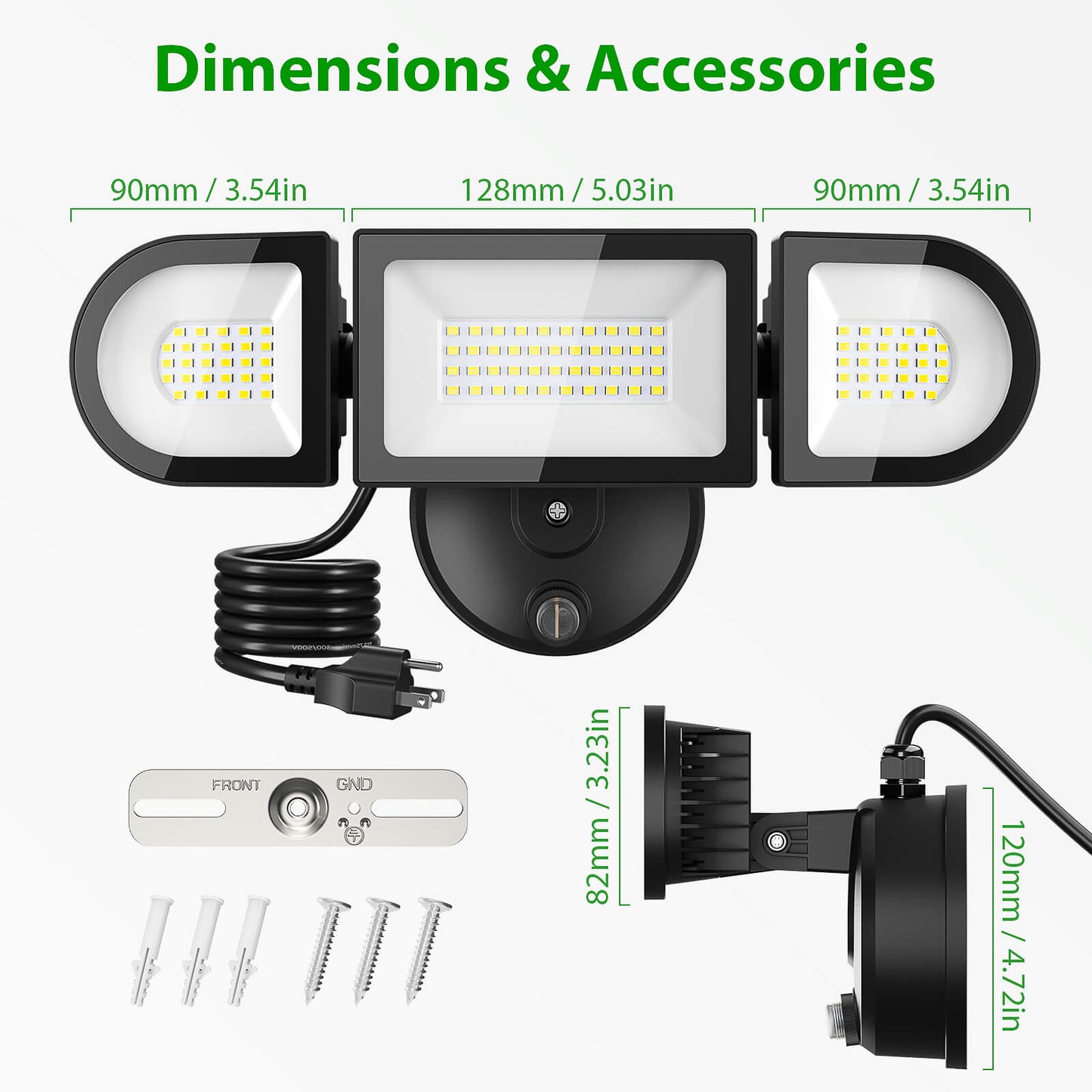 iMaihom 65W Dusk to Dawn Outdoor Lights with Remote