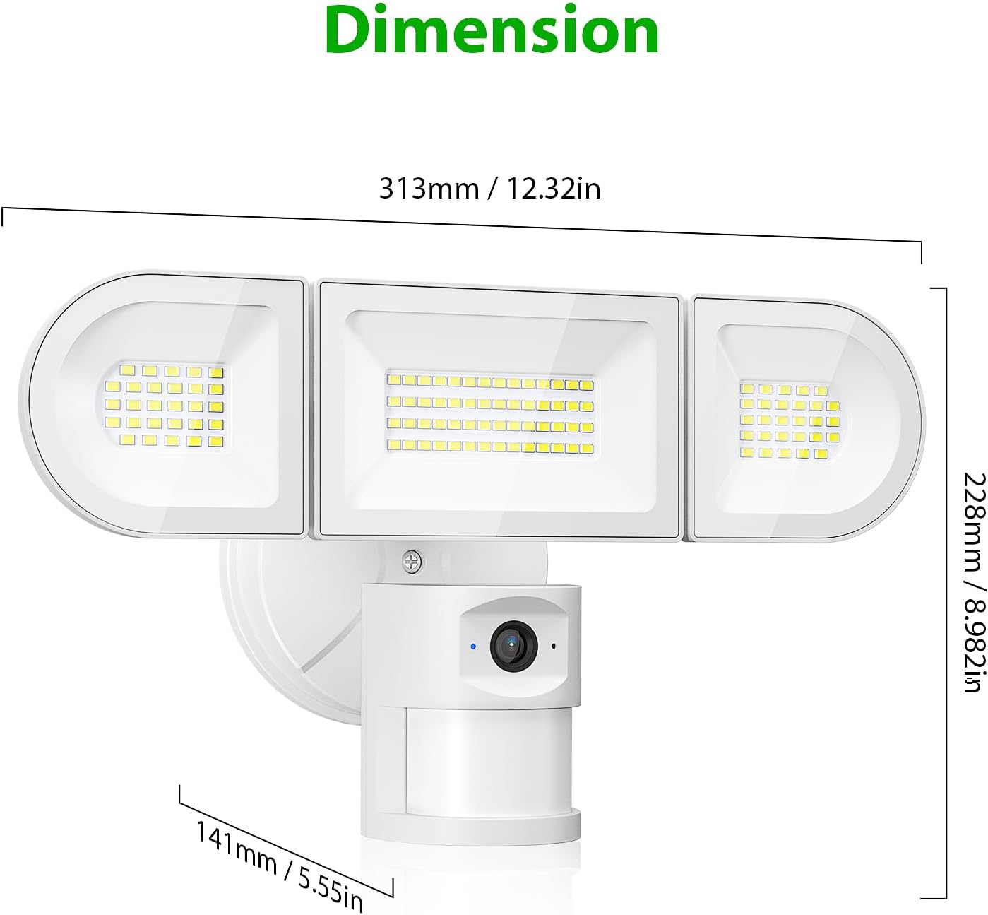 iMaihom 2K QHD Outdoor Wired Floodlight Camera