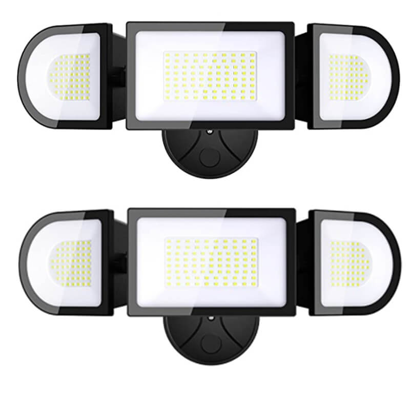 100W Outdoor LED Security Light Black