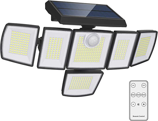 Solar LED Motion Sensor Lights with 6 Heads
