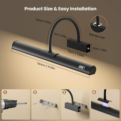 iMaihom Rechargeable Picture Light for Wall