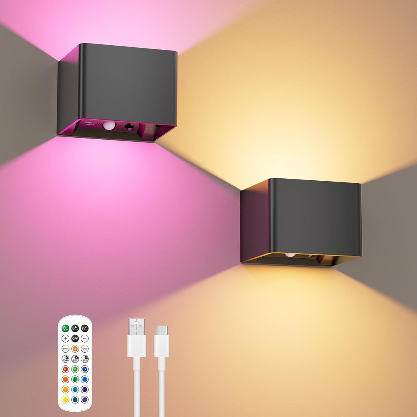 iMaihom Motion Sensor Wall Light with Remote