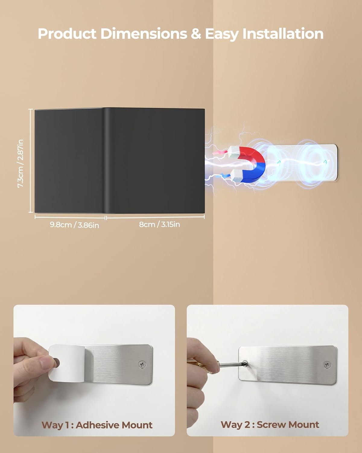 iMaihom Motion Sensor Wall Light with Remote