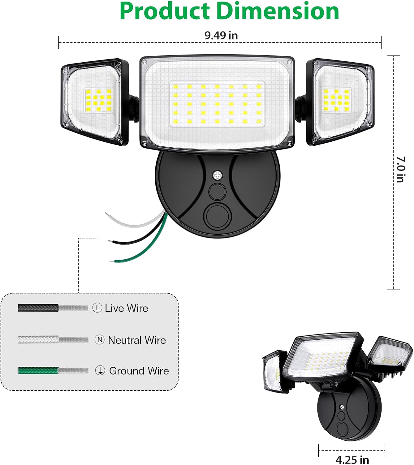 iMaihom 65W Outdoor LED Flood Light