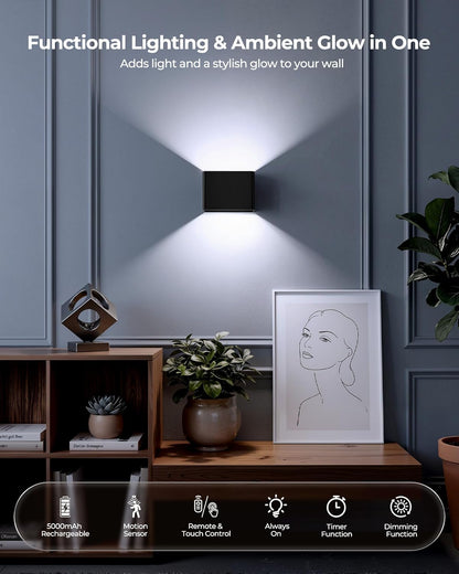 iMaihom Motion Sensor Wall Light with Remote