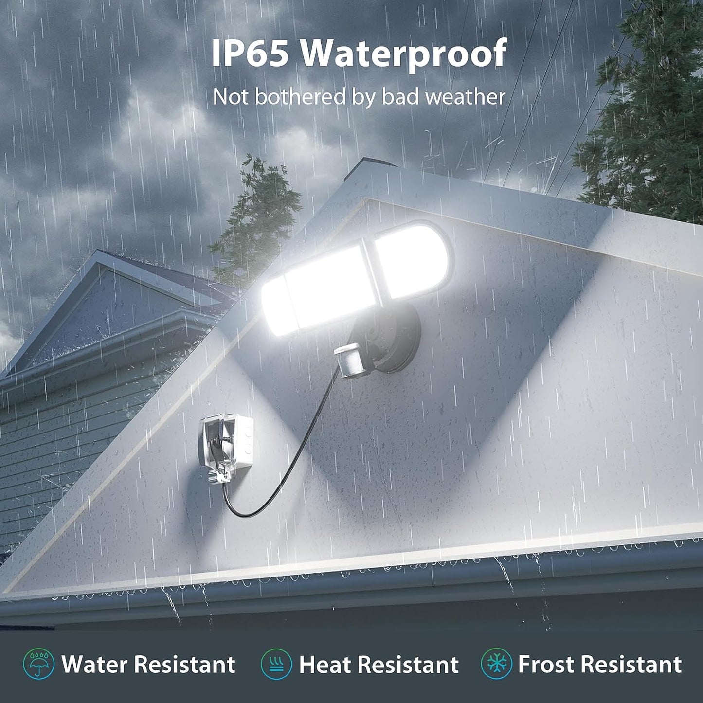 iMaihom 180W Motion Sensor & Dusk to Dawn Lights