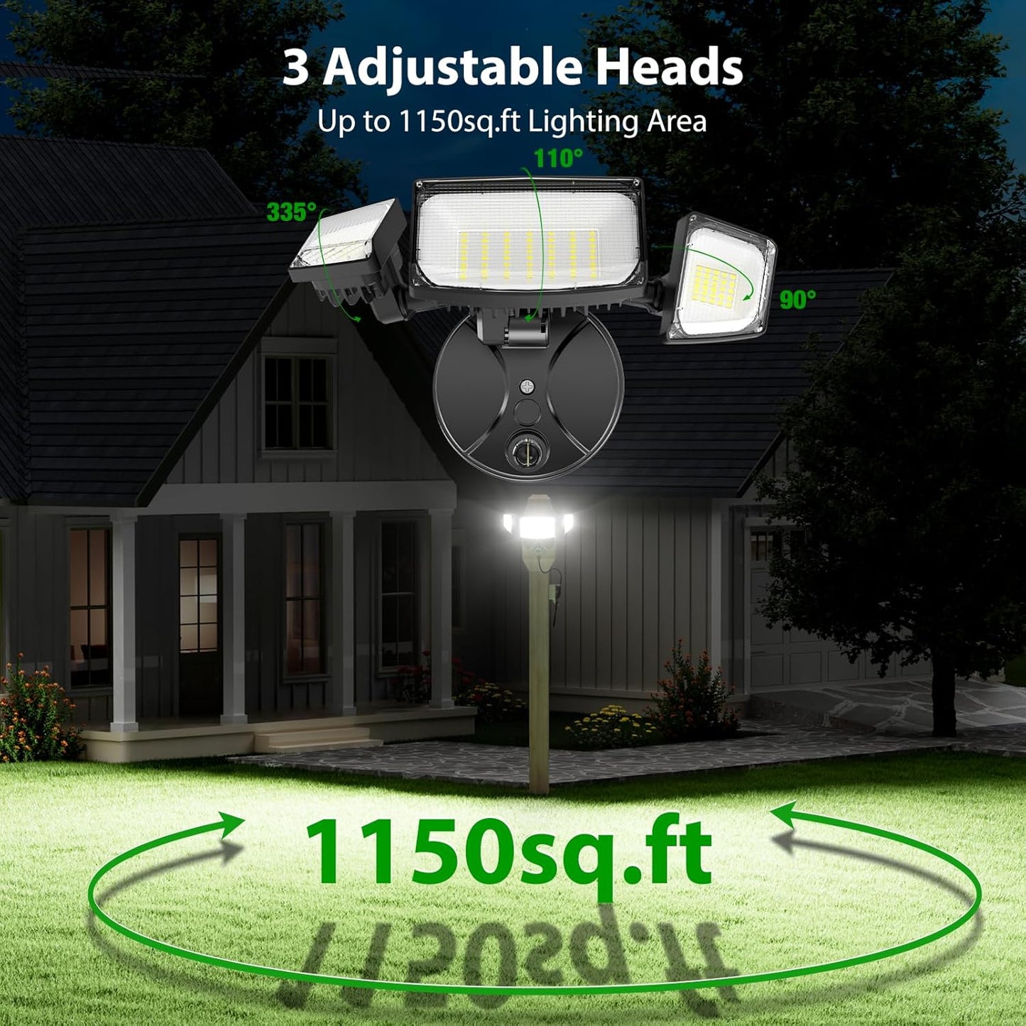 iMaihom 100W Dusk to Dawn Outdoor Lighting