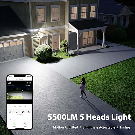 iMaihom Outdoor Motion-Activated Floodlight Camera