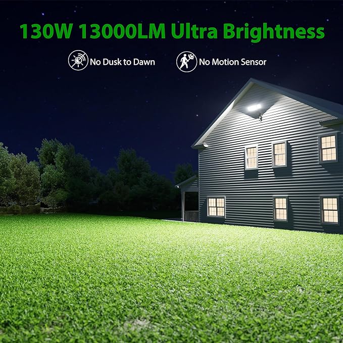 iMaihom 130W Plug-in Flood Lights