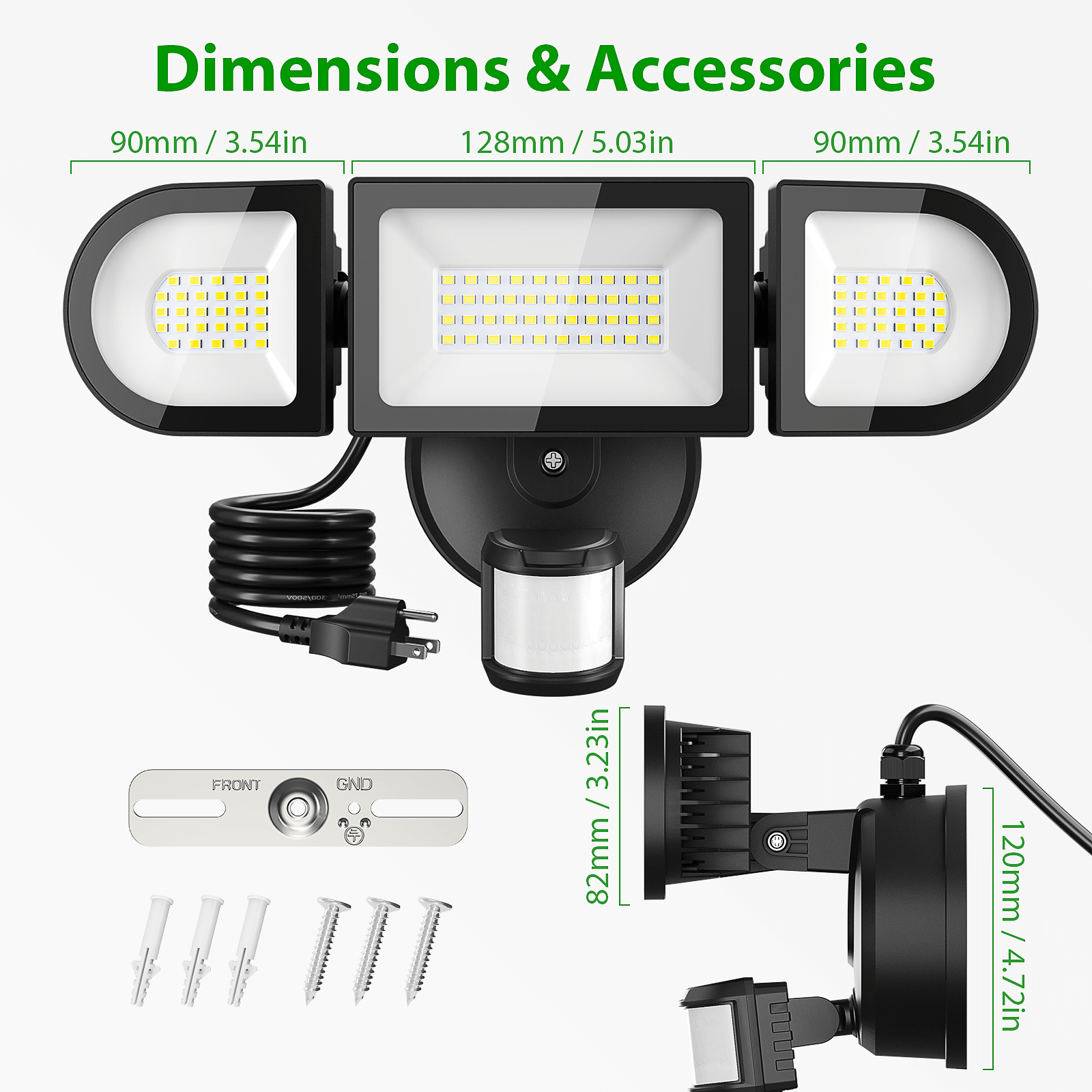 パリコレクション Dawn to Dusk & Sensor Motion 65W iMaihom Outdoor with Lights その他
