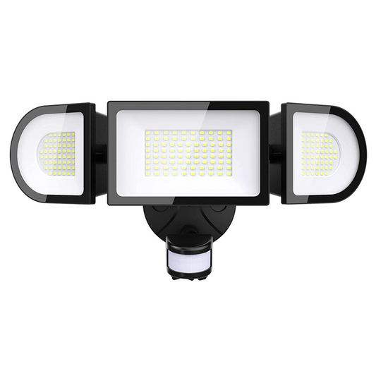 100W Motion Sensor Security Light Black