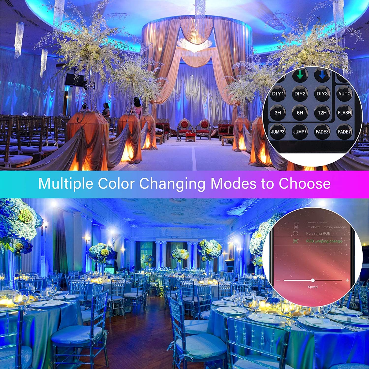 30W RGBW Bluetooth Control Flood Light