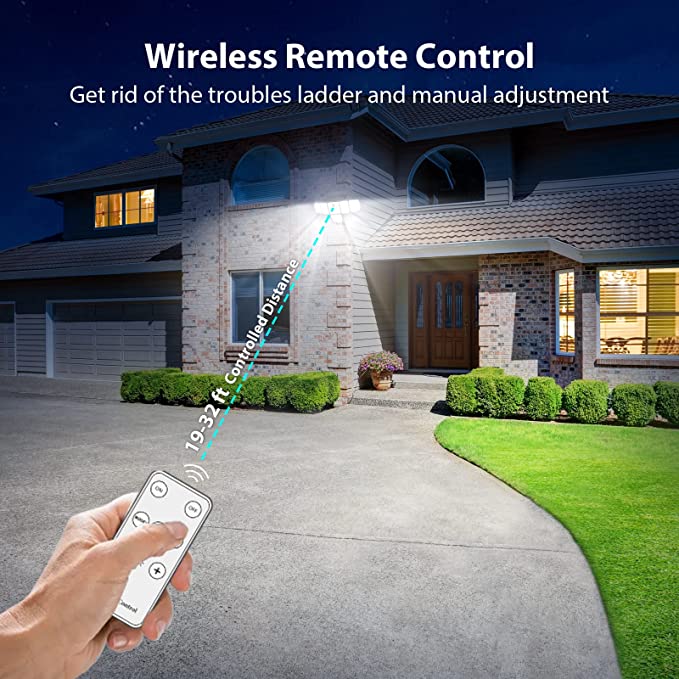 Solar LED Motion Sensor Lights with 6 Heads
